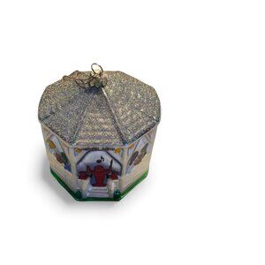 Landmark Creations Blown Glass Christmas #381 Of  500-Gazebo-Band-Glitter